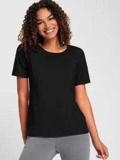 T-shirts à manches courtes en coton doux certifiés GOTS