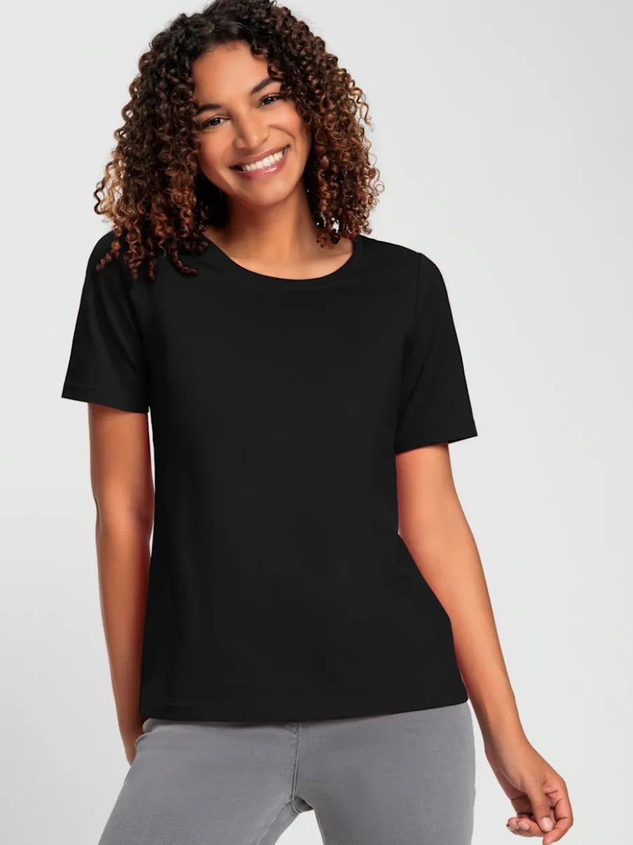 T-shirts à manches courtes en coton doux certifiés GOTS
