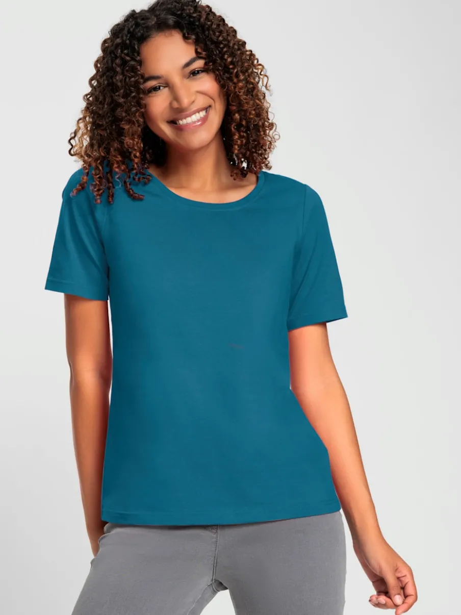 T-shirts à manches courtes en coton doux certifiés GOTS