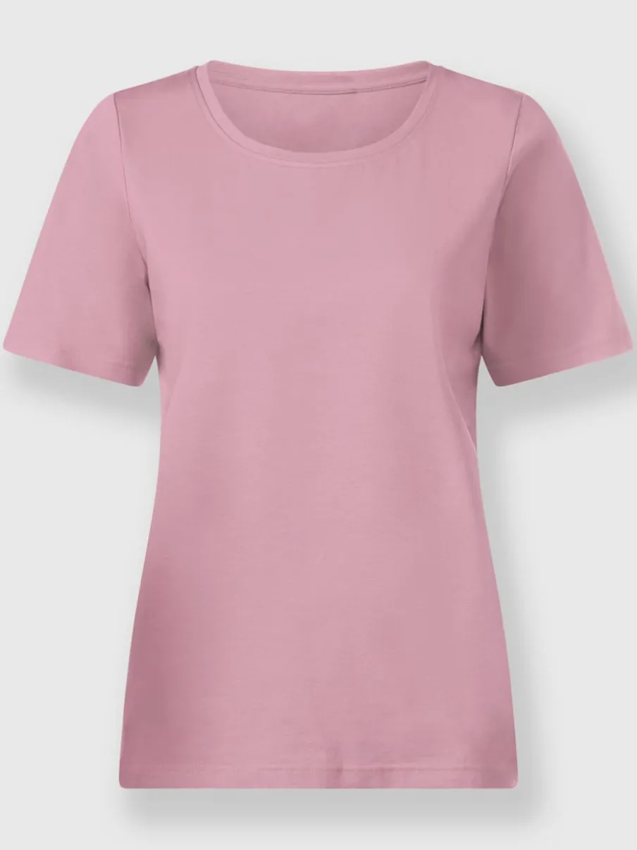 T-shirts à manches courtes en coton doux certifiés GOTS