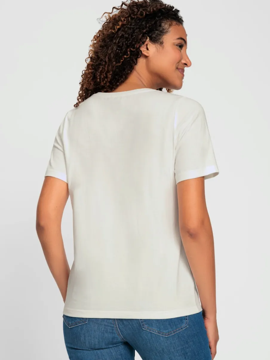 T-shirts à manches courtes en coton doux certifiés GOTS