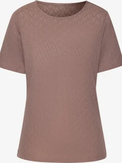 T-shirts à manches courtes en tricot fin ajouré
