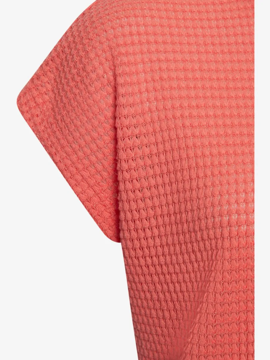 T-shirts à manches courtes en tricot gaufré léger