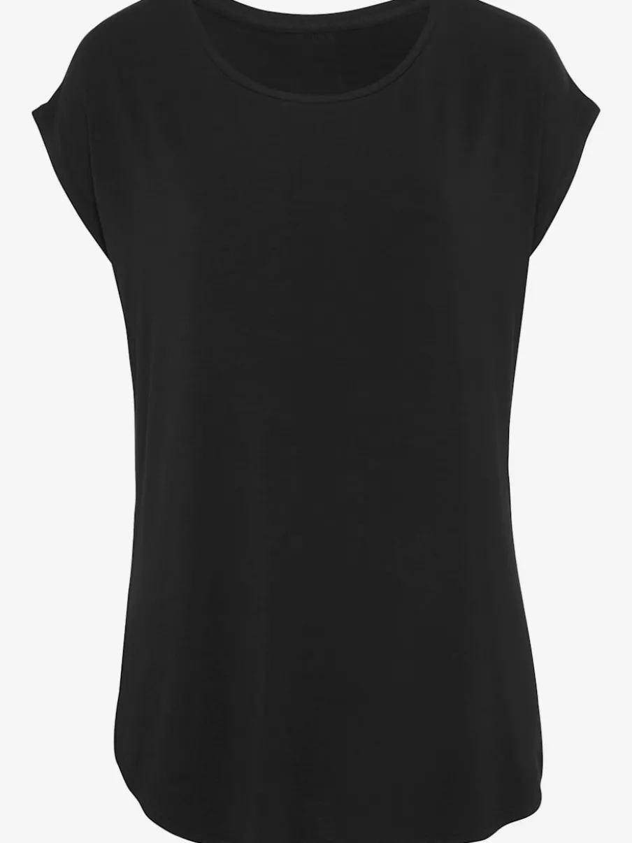 T-shirts à manches courtes en viscose douce et fluide