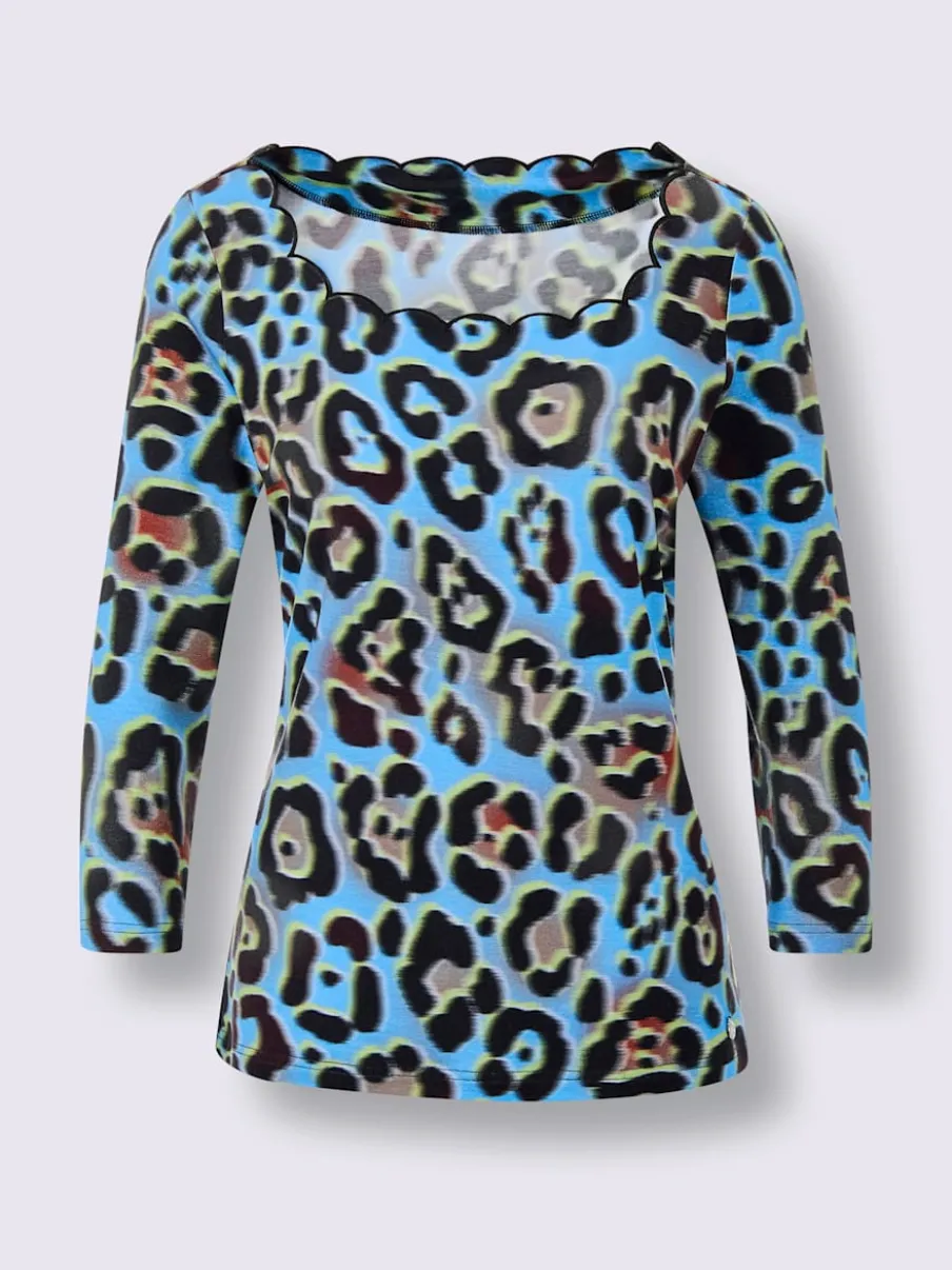 T-shirts à manches 3/4 en lyocell avec motifs animaliers