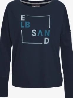 T-shirts manches longues avec col rond et logo imprimé