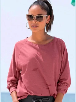 T-shirts à manches longues avec logo et coupe affinante