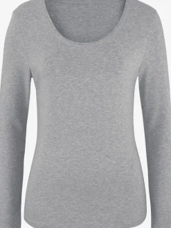 T-shirts à manches longues en coton près du corps
