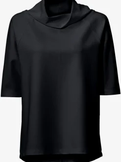 T-shirts à manches trois quarts avec col roulé ample
