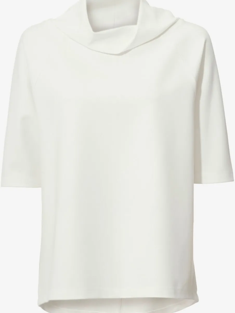 T-shirts à manches trois quarts avec col roulé ample