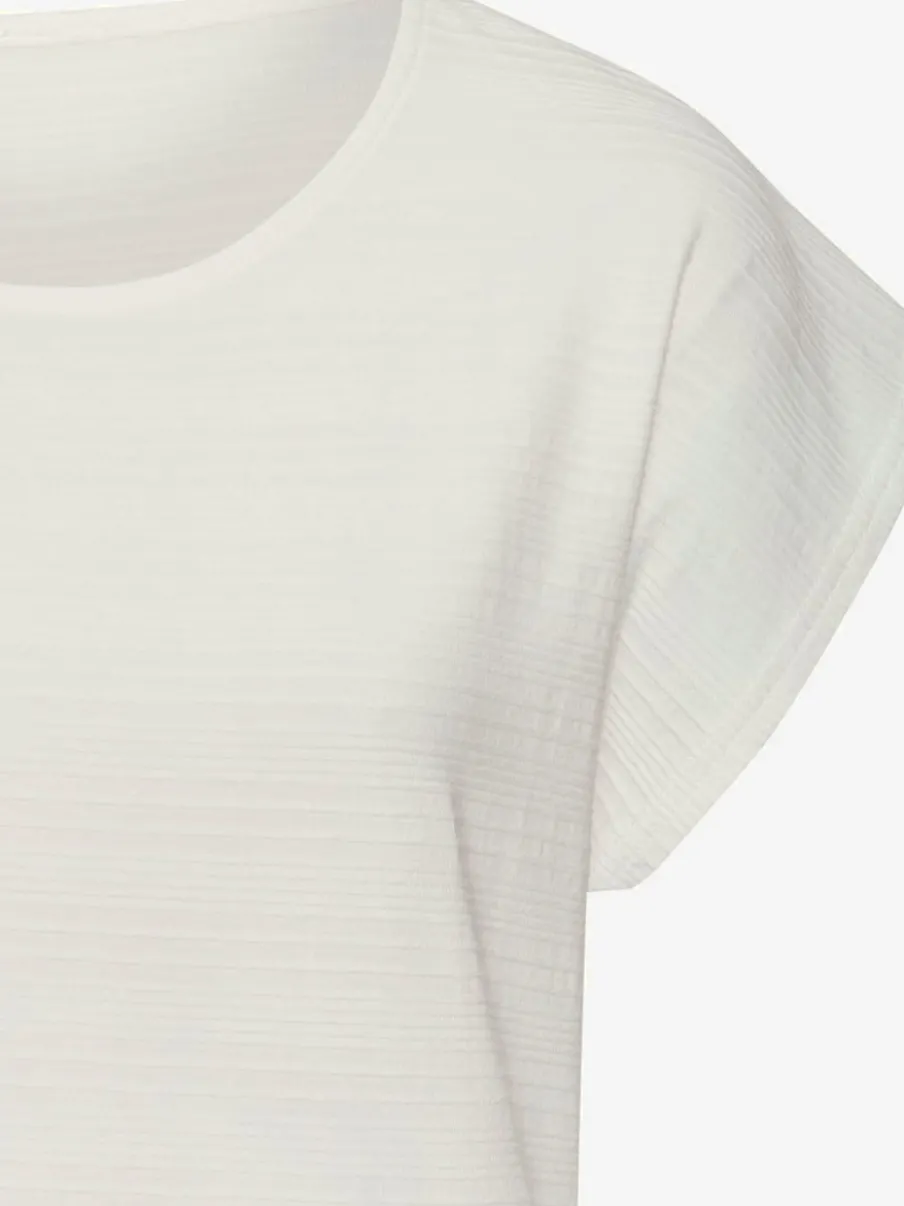 T-shirts rayés à col rond et manches courtes en coton