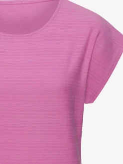 T-shirts rayés à col rond et manches courtes en coton