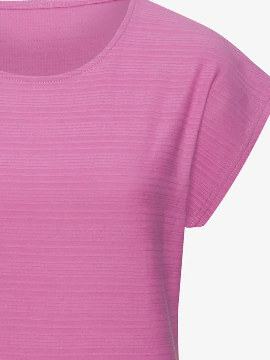 T-shirts rayés à col rond et manches courtes en coton