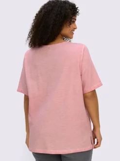 T-shirt superbe broderie florale