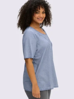T-shirt superbe broderie florale