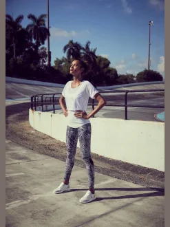 T-shirt technique doublé avec débardeur dos nageur intégré