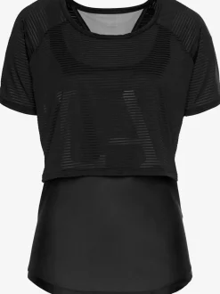 T-shirt technique doublé avec débardeur dos nageur intégré