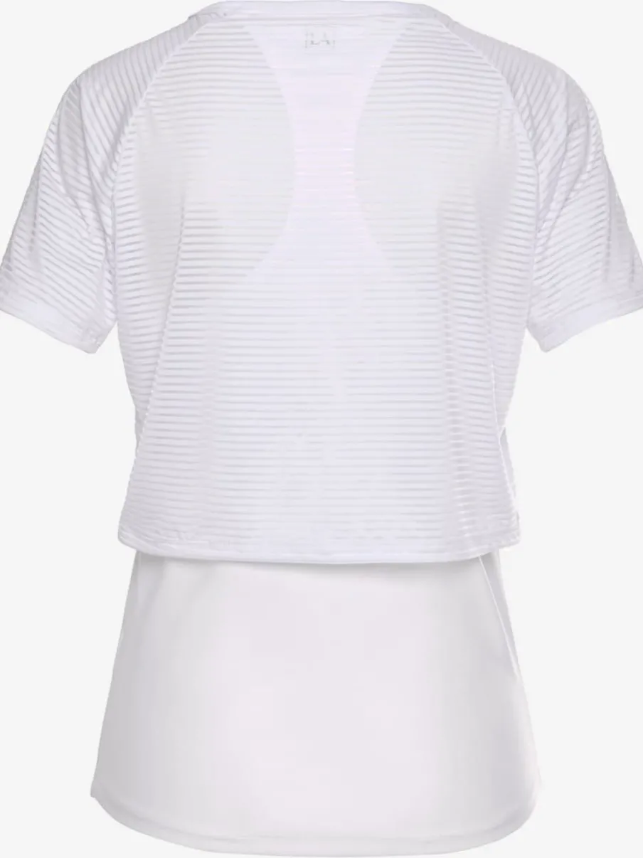 T-shirt technique doublé avec débardeur dos nageur intégré
