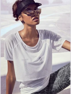 T-shirt technique doublé avec débardeur dos nageur intégré