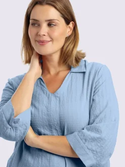 Tunique col chemise ouvert