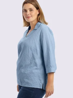Tunique col chemise ouvert