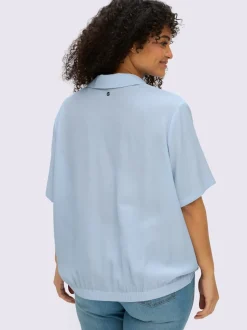 Tunique col polo avec encolure en v
