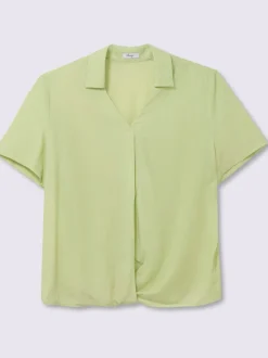 Tunique col polo avec encolure en v