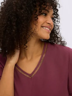 Tunique dentelle ajourée