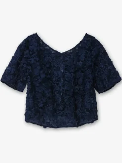 Tunique dentelle florale
