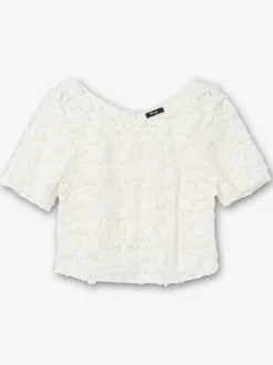 Tunique dentelle florale
