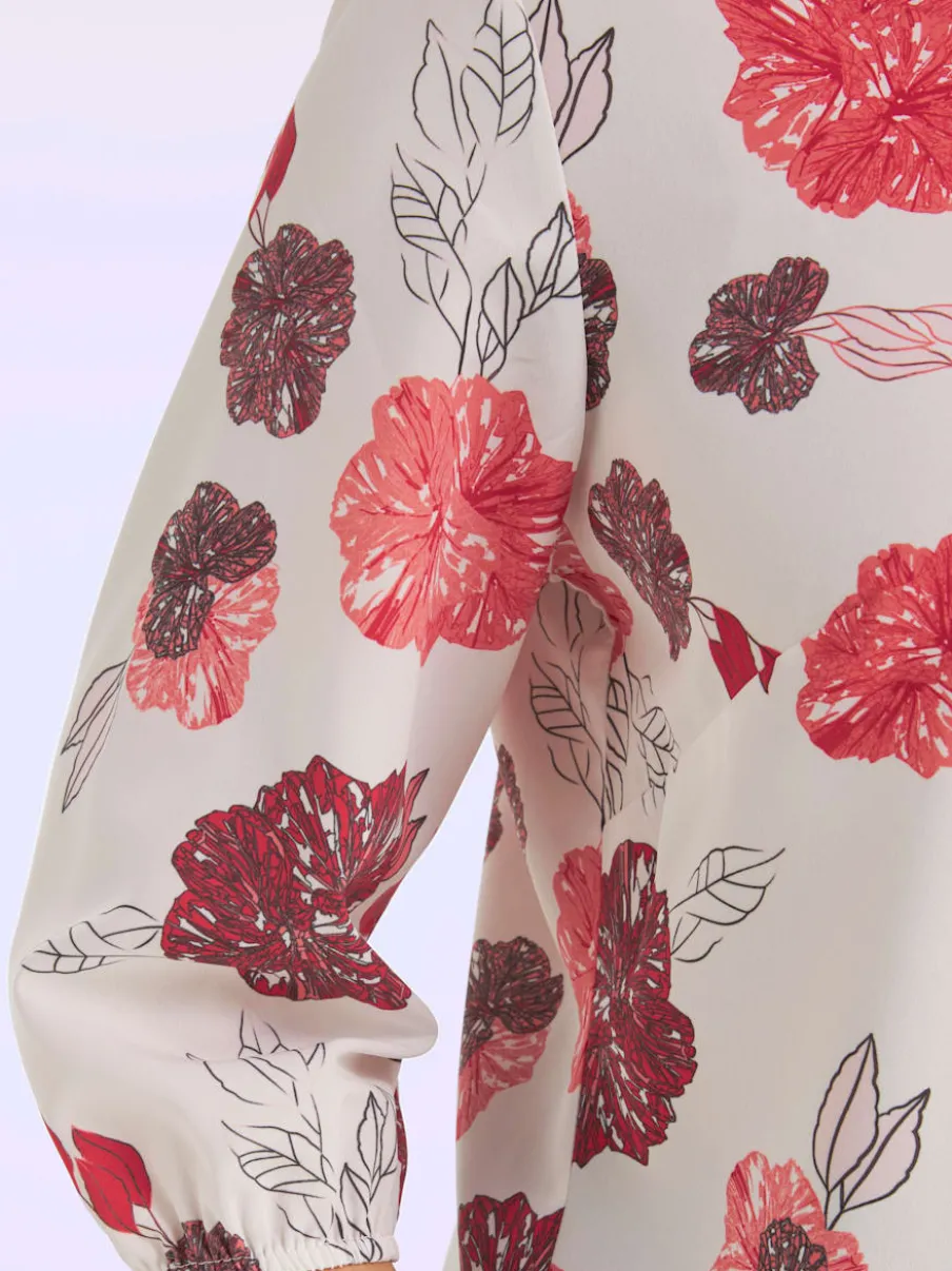 Tunique joli motif floral