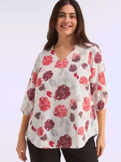 Tunique joli motif floral