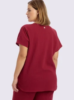 Tunique patte de boutonnage courte