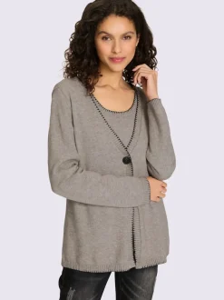 Twinset cardigan et débardeur en viscose douce chic
