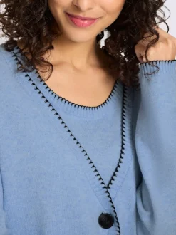 Twinset cardigan et débardeur en viscose douce chic