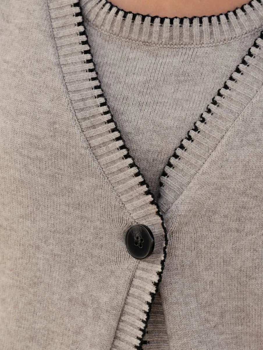 Twinset cardigan et débardeur en viscose douce chic