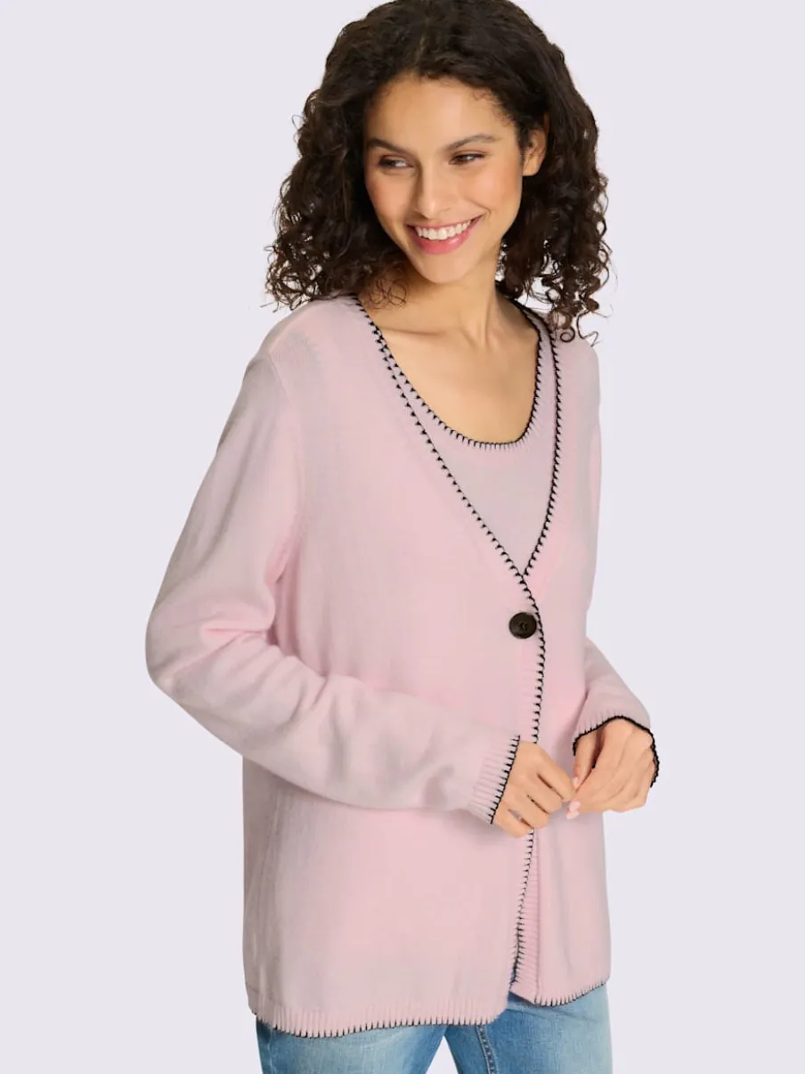 Twinset cardigan et débardeur en viscose douce chic