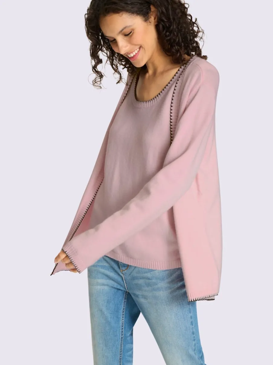 Twinset cardigan et débardeur en viscose douce chic
