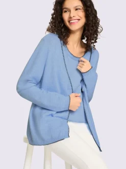Twinset cardigan et débardeur en viscose douce chic