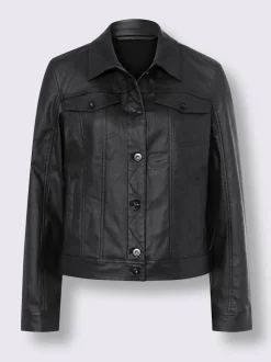 Veste blazer avec col transformable et poches latérales