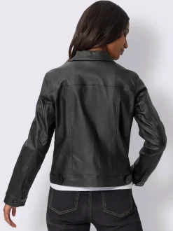 Veste blazer avec col transformable et poches latérales
