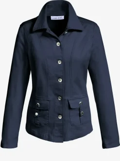 Veste blazer décontractée à col revers avec poches