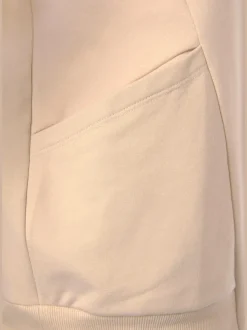 Veste à capuche avec coutures décoratives et poches en qualité sweat douce