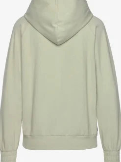 Veste à capuche avec coutures décoratives et poches en qualité sweat douce