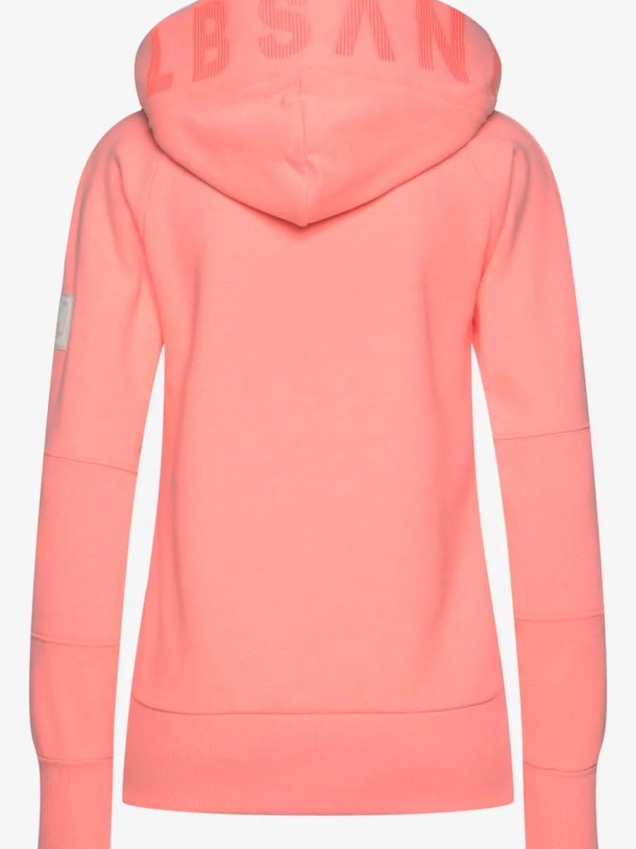 Veste à capuche avec logo et poches fendues
