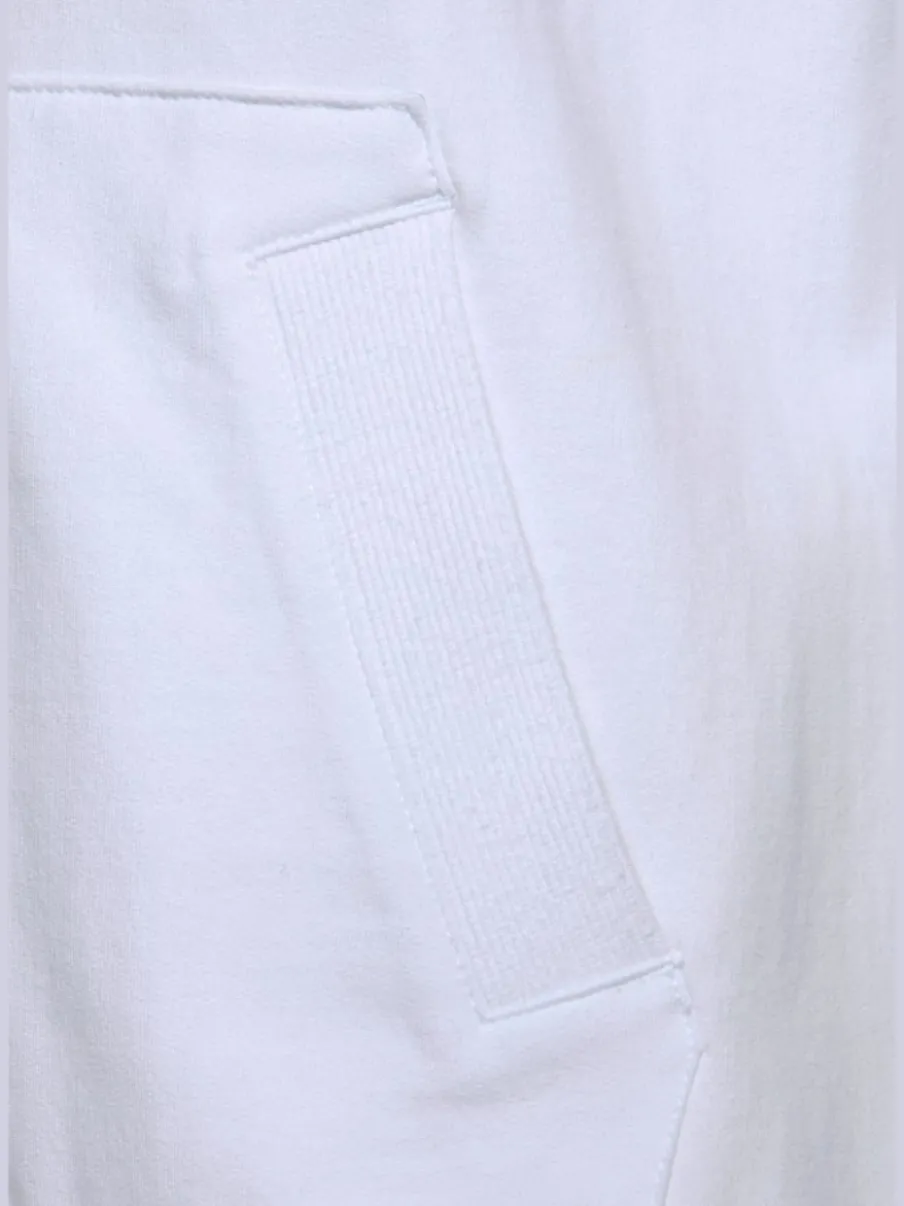 Veste à capuche avec logo et poches fendues
