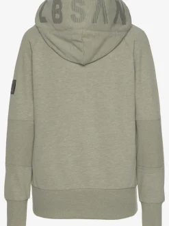 Veste à capuche avec manches longues et logo brodé