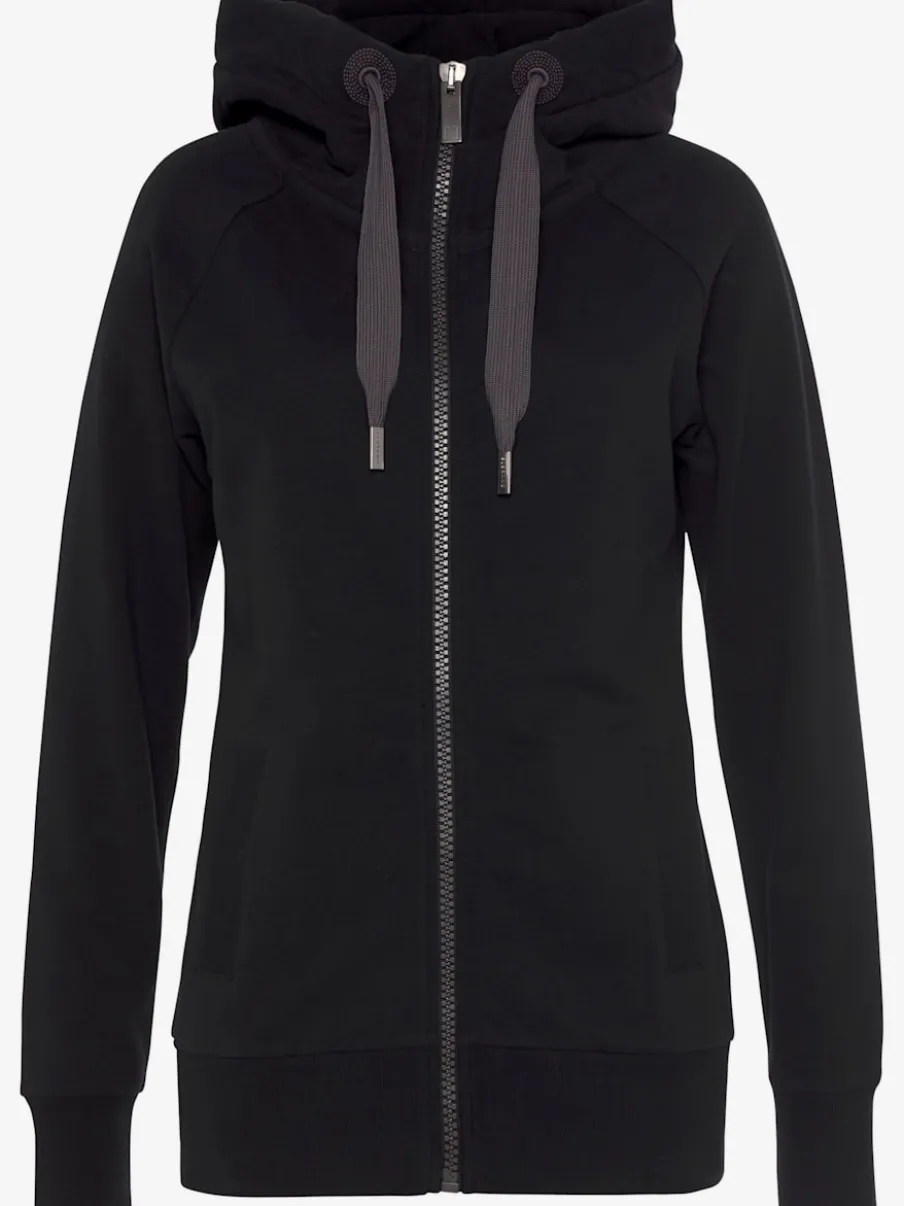 Veste à capuche avec poches et matière sweat douce