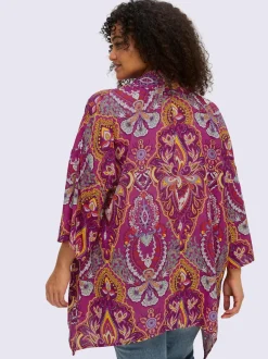 Veste chemisier motif floral