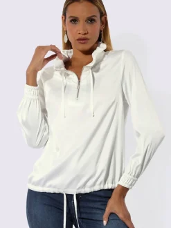 Veste chemisier satin mat